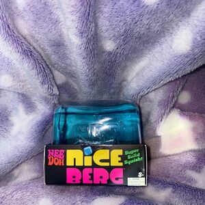 Nee Doh Nice Berg - Satisfying Sensory Toy - Blue NEW RARE QUICK SHIP